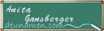 Anita Gansberger Visitenkarte